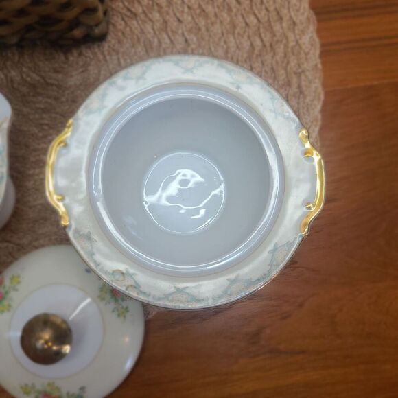 Vintage Porcelain Cream and Sugar Set Made in Japan - Picture 10 of 14